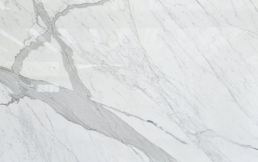 Bianco Statuario marble slab